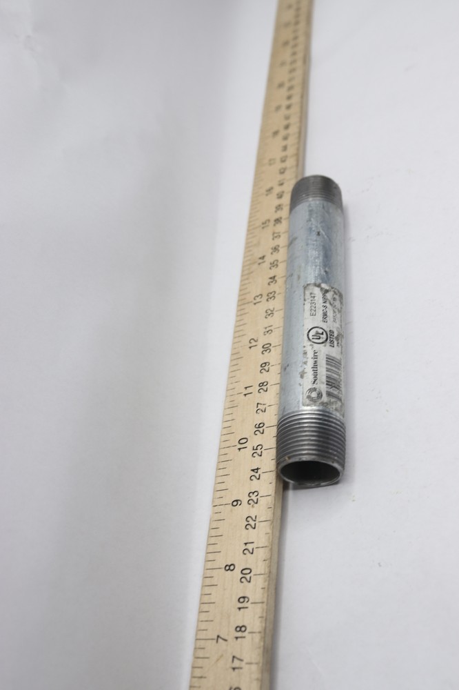 Topaz Pipe Nipple Galvanized 3/4" x 6" E223147