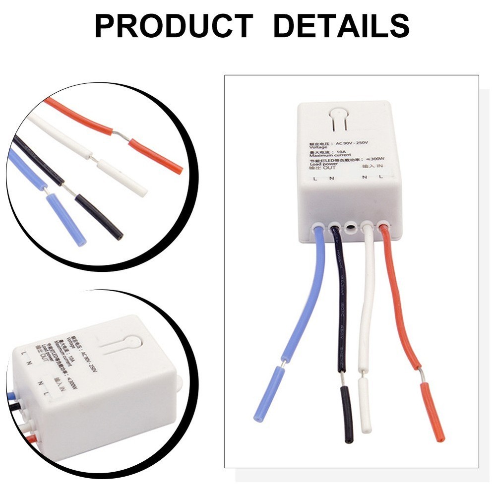 Wireless Switch Controller Module 220V AC 90V to 250V Range Dual Control