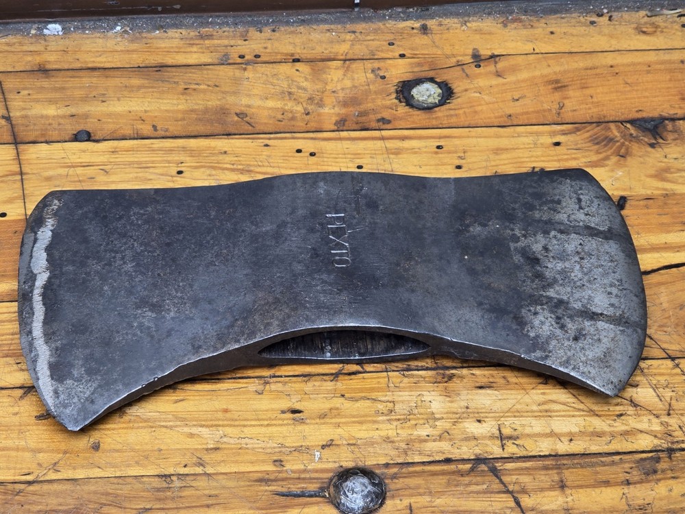 Vintage PEXTO Double Bit Axe Head