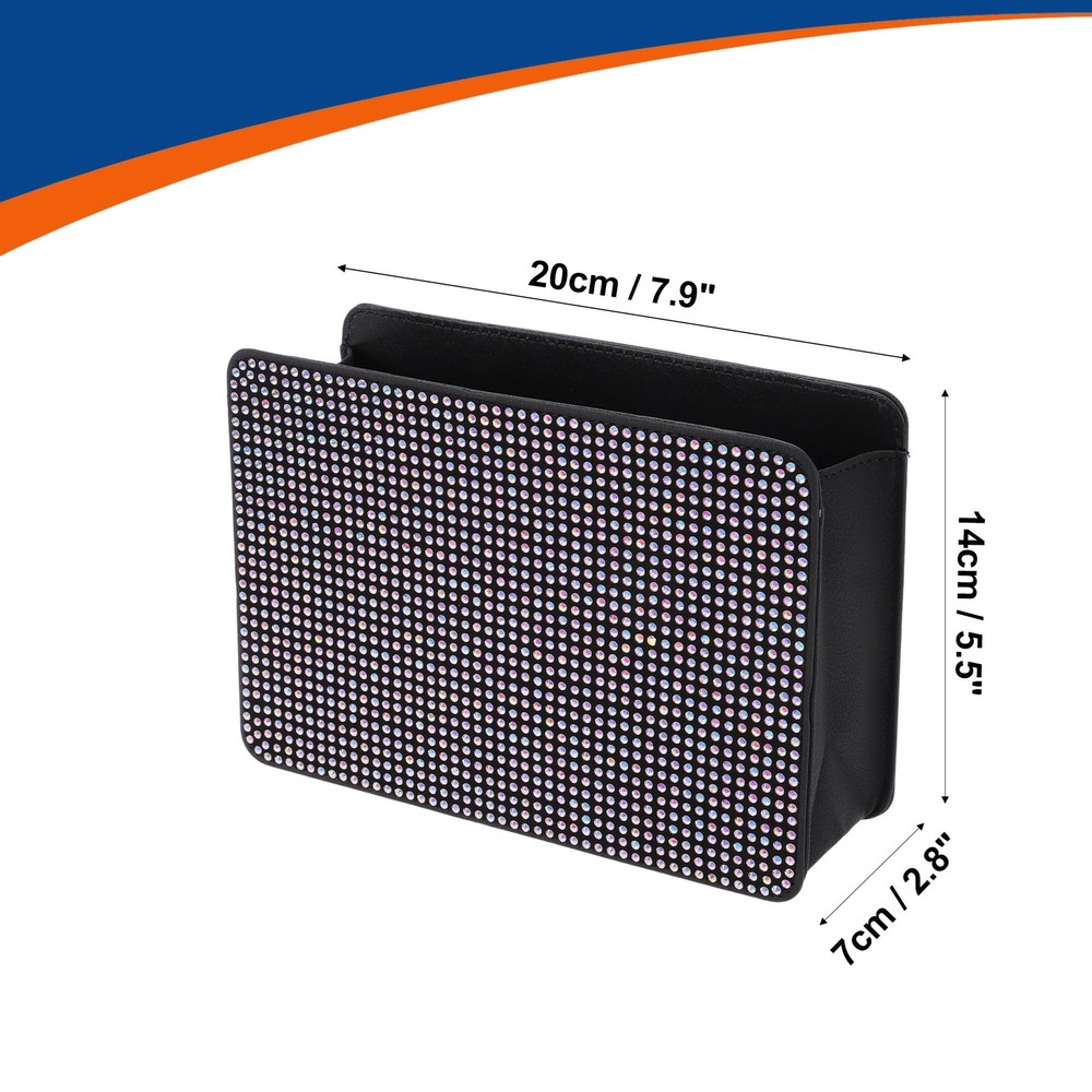 Car Trash Can Trash Bin Foldable 7.9" Length 2.8" Width 5.5" Height Assorted ...