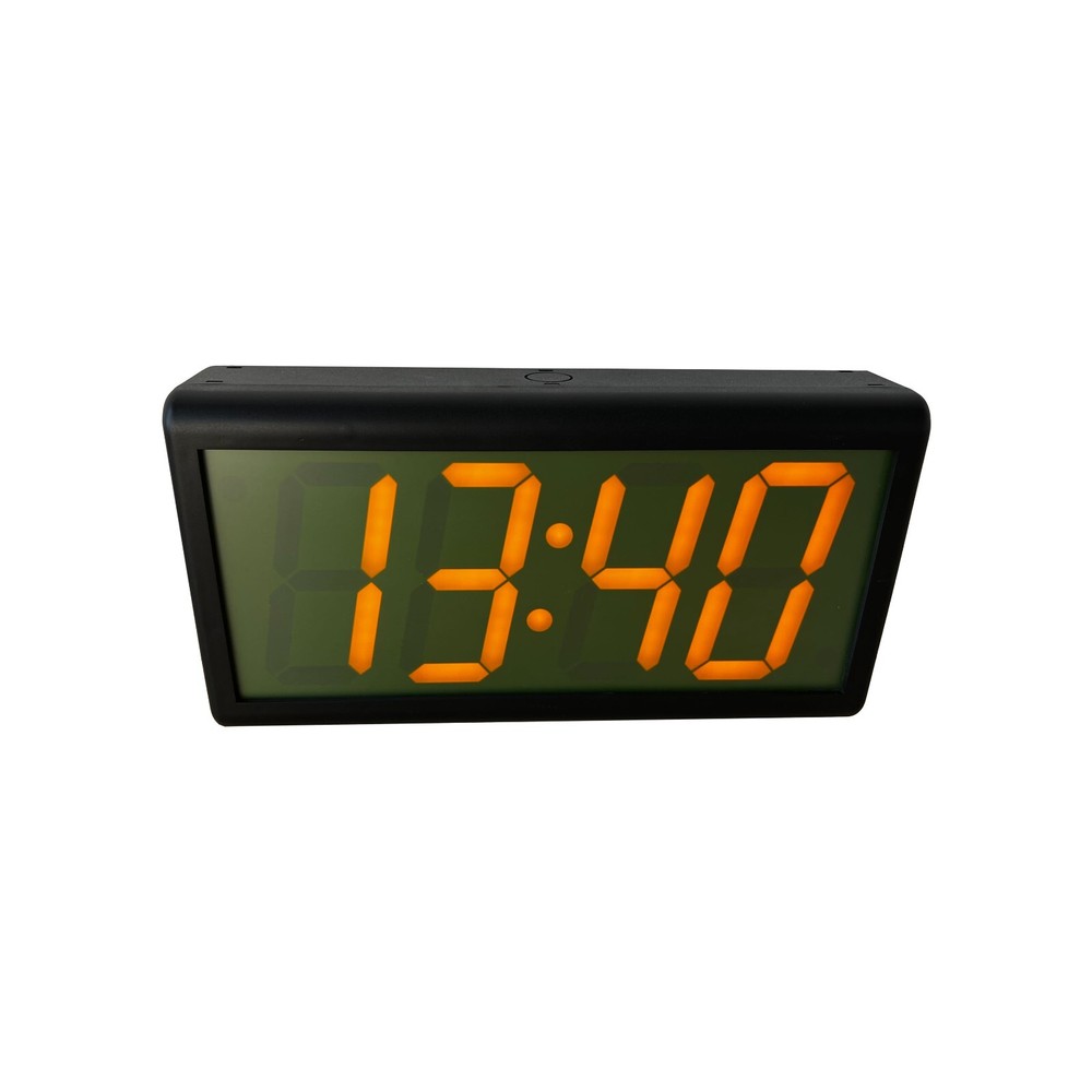 4" x 4 Digit Wireless Synchronized Clock, IP Based, Automatic DST Reset