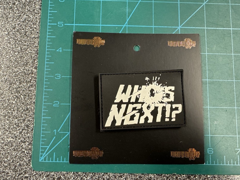 “Who’s Next?” patch. Brand New! Rare.