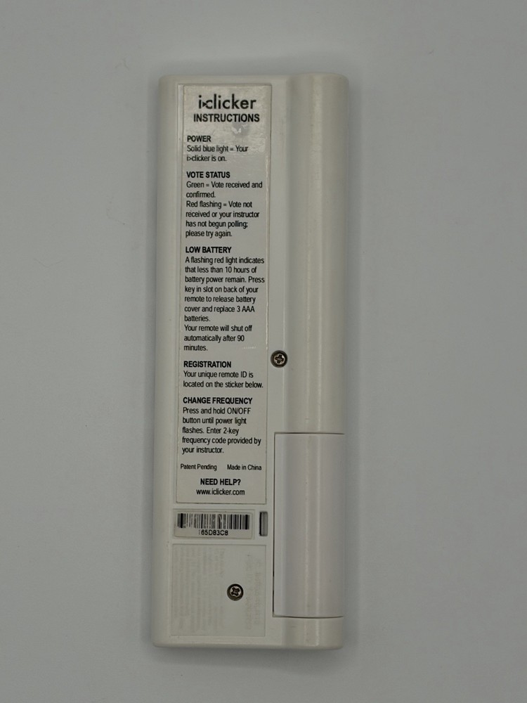 iClicker 1st Generation Student Response Classroom Remote Tested Working OEM