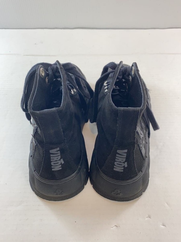 Viron/Lace-Up Boots/-/Blk/Canvas 3546