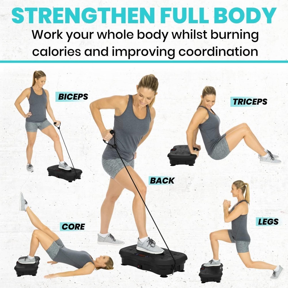 Vive Vibration Plate Exercise Machine - Shake Plate Vibration Platform
