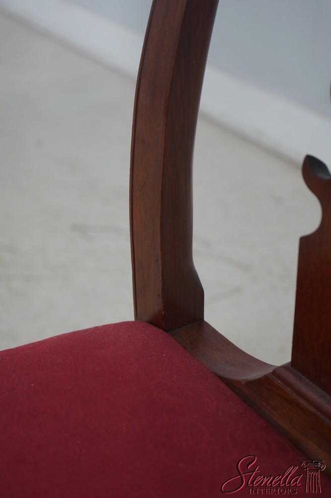 65223EC: Pair Bench Made Chippendale Mahogany Side Chairs