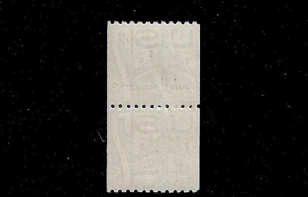US Scott C61 Joint Line Pair, Extremely Fine, Mint Never Hinged, SCV $27.50