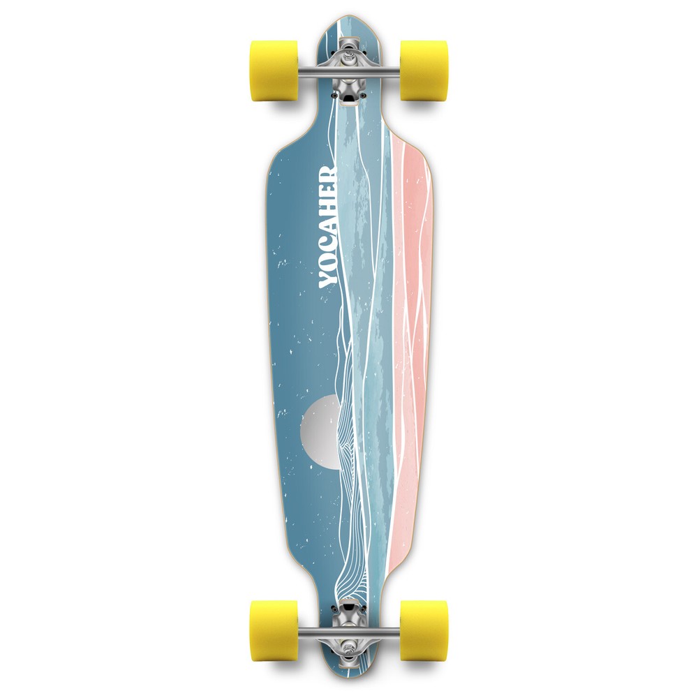 YOCAHER Longboard Complete - Earth Series - Horizon Night