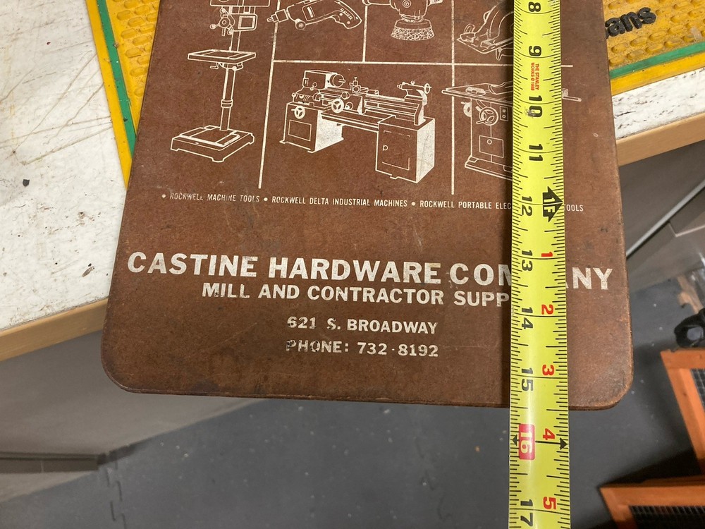 Vintage Rockwell Tools Clipboard