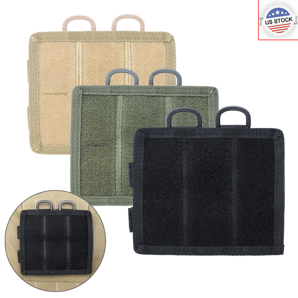 Hook and Loop Tactical Morale Patches Display Board Patch Panel Molle Attachment