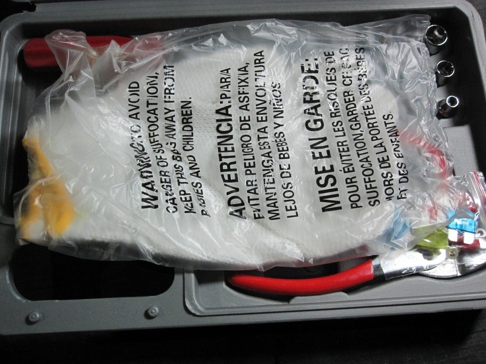 Fixit Tools Emergency Roadside Safety Kit -Jumper Cables/Sockets/Pliers NEW