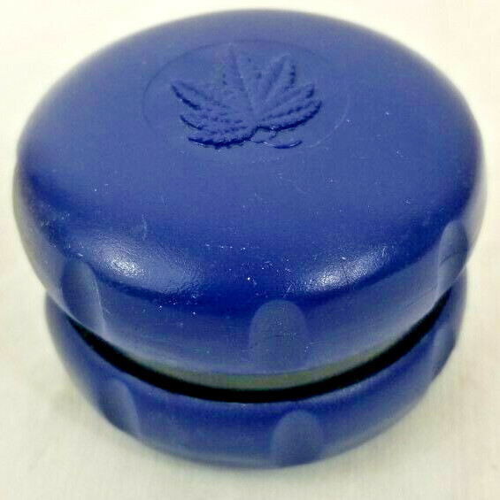 2-1/4” ACRYLIC 2 PIECES  HERB GRINDER BLUE