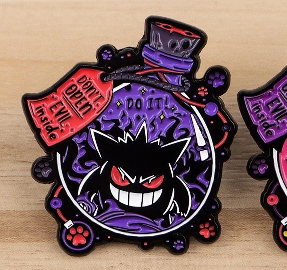 Pokemon Gengar Enamel Pin/Badge