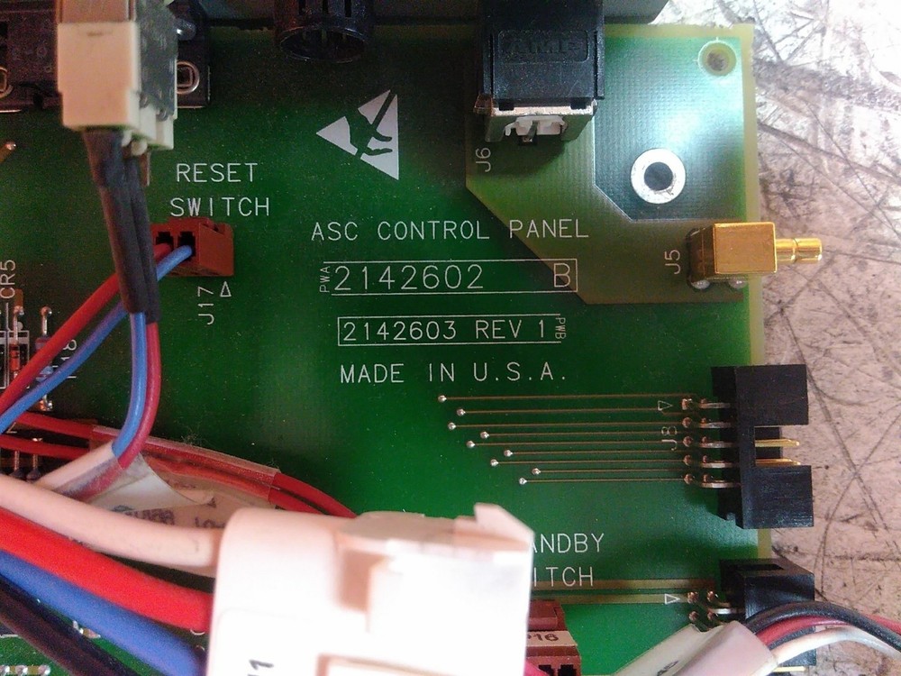 Defective ASC 2142602 Control Panel AS-IS