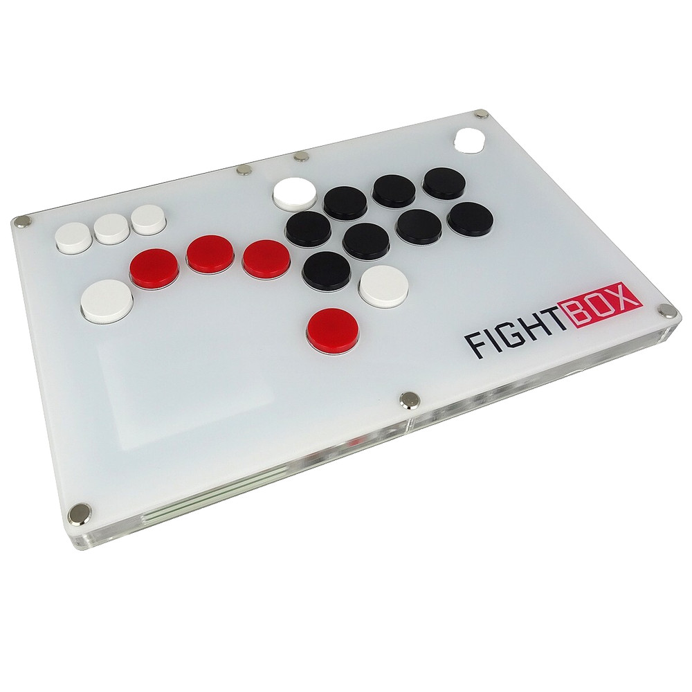 Fightstick White Arcade Hitbox PS4 PS3 PC Raspberry Android Brook Gaming Hit Box