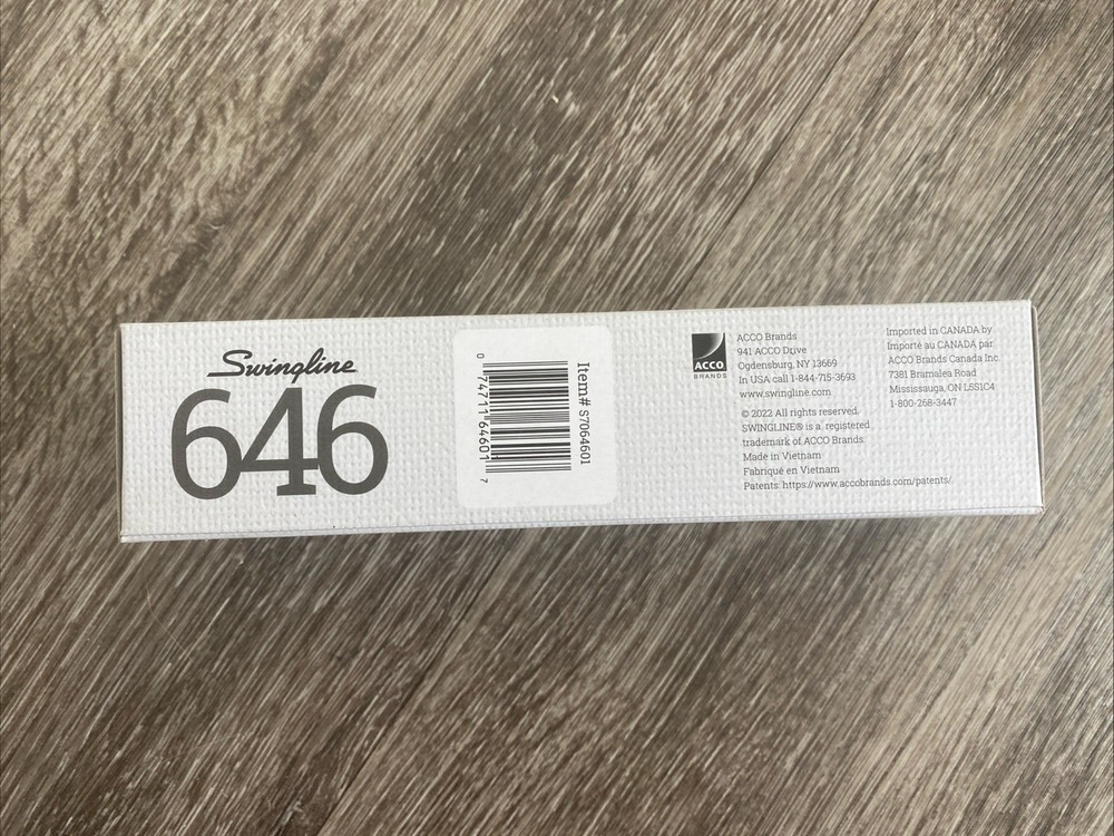 NEW Swingline Stapler Model 646 Black Color