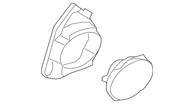 Genuine Ford Front Dr Speaker 8A5Z-18808-D