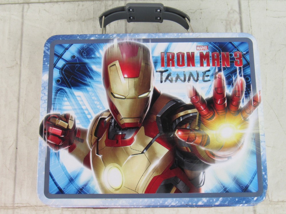 Iron Man 3 Embossed Front Metal Lunch Box (Tin Box Co.)