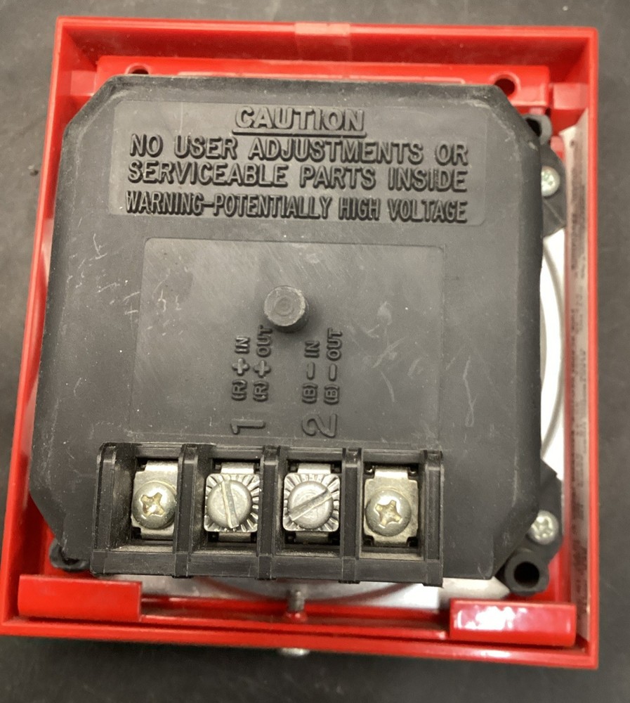 EDWARDS 882-2B 002 Fire Alarm Electronic Horn Red