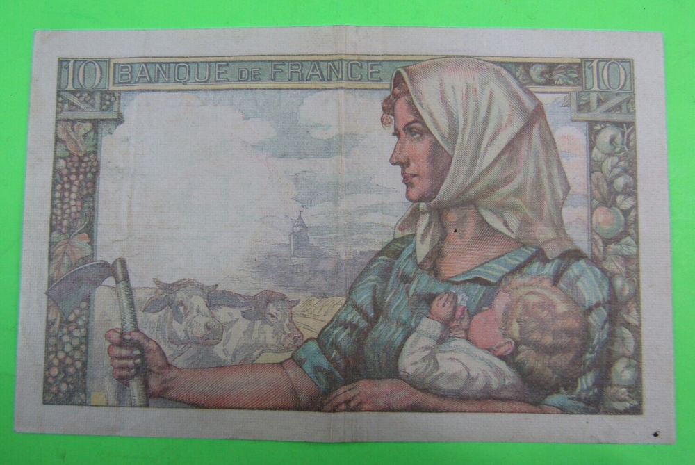 FRANCE, 10 FRANCS, P#99e, 1943