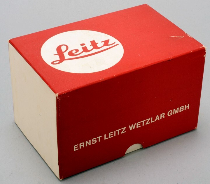 Vintage Empty Ernst Leitz Wetzlar GMBH Red Box