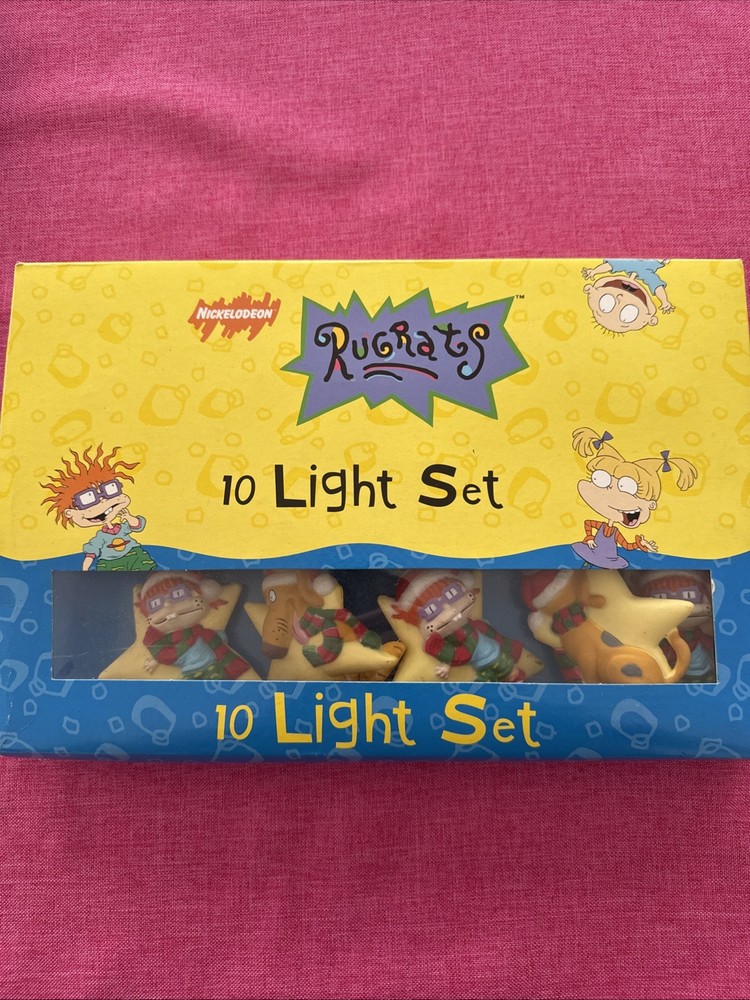 Nickelodeon Rugrats 10-Light Christmas String Light set from 1998