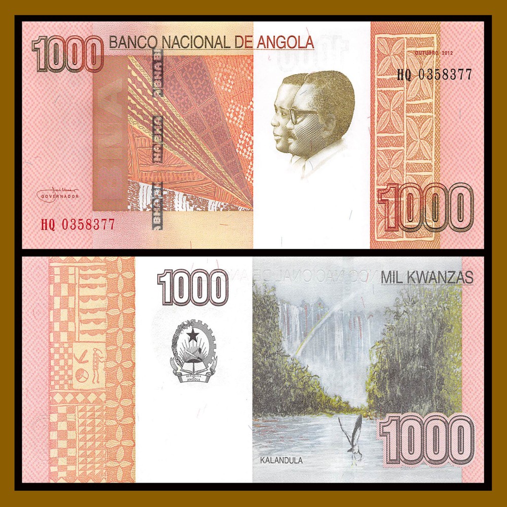 Angola 1000 Kwanzas, 2012 P-156 Unc