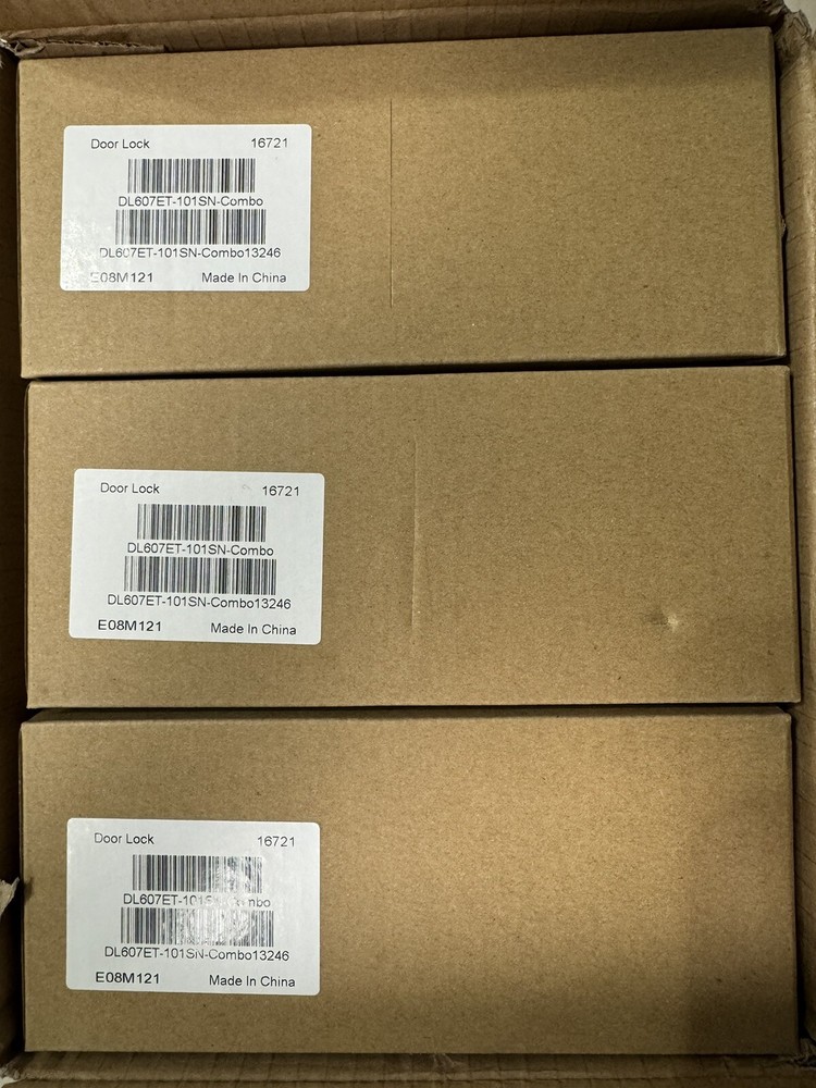 Combo Deadlocks DL607ET-101SN-Combo13246 box with 3