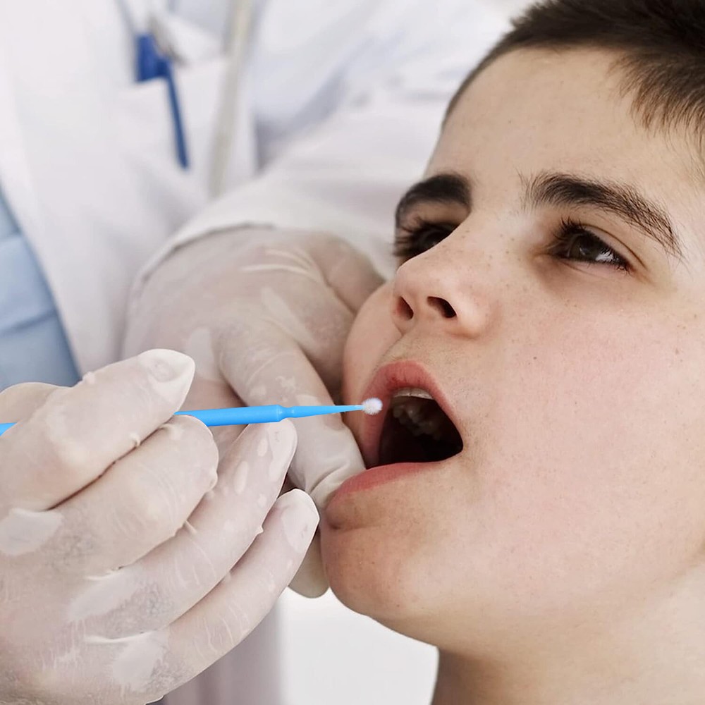 Micro Brushes Applicators Microbrush Dental Eye Regular 2.5mm Blue 100pcs/bag