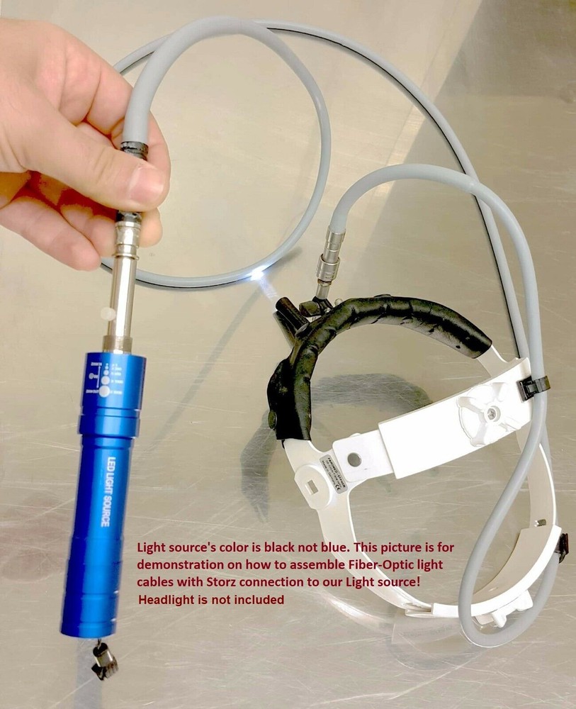 Portable LED light Source Compatible with OLYMPUS/STORZ Endoscope/light cable.L4