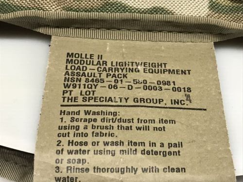 MOLLE II MULTICAM 3 Day Assault Pack USGI