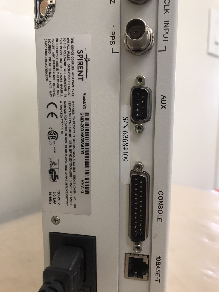Spirent Smartbits SMB-200 Network Test Mainframe With 3 ML-7710