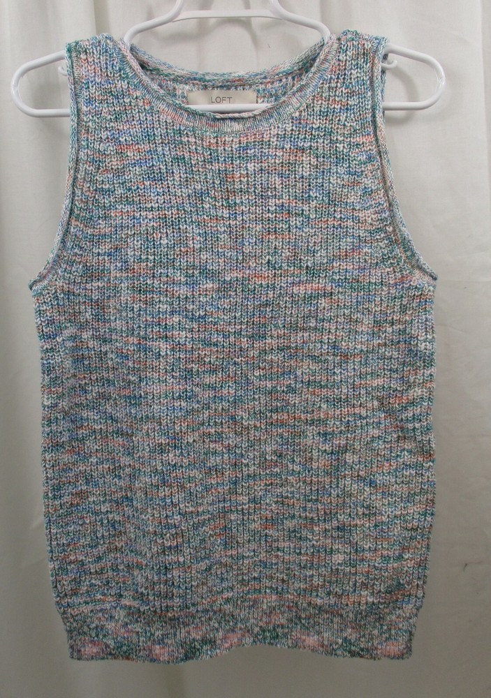 Women's Loft Sweater Tank Large  NWT
