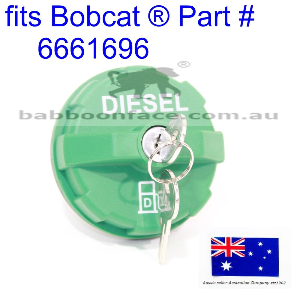 for Bobcat Locking Diesel Fuel Cap 6661696 E16 E17 E17Z E19 E20 E20Z E25 E26 E27