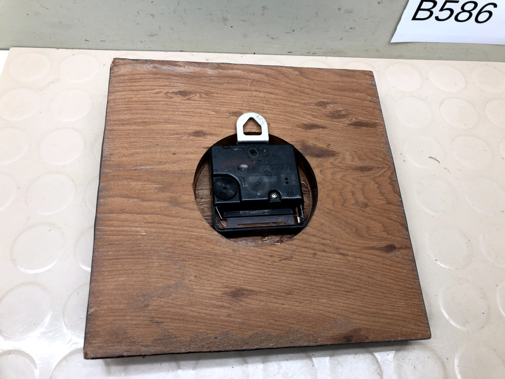Vintage Train Wood Wall Clock