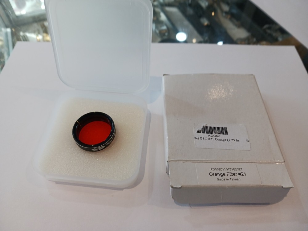 BINTEL TELESCOPE FILTER GSO #21 ORANGE FILTER 1.25'' MADE IN TAIWAN