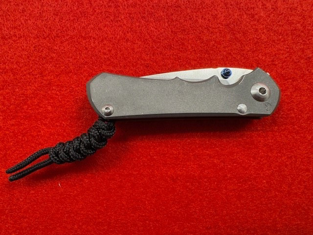 MINT, BOXED CHRIS REEVE SMALL INKOSI TITANIUM FOLDER, COMPLETE (754)