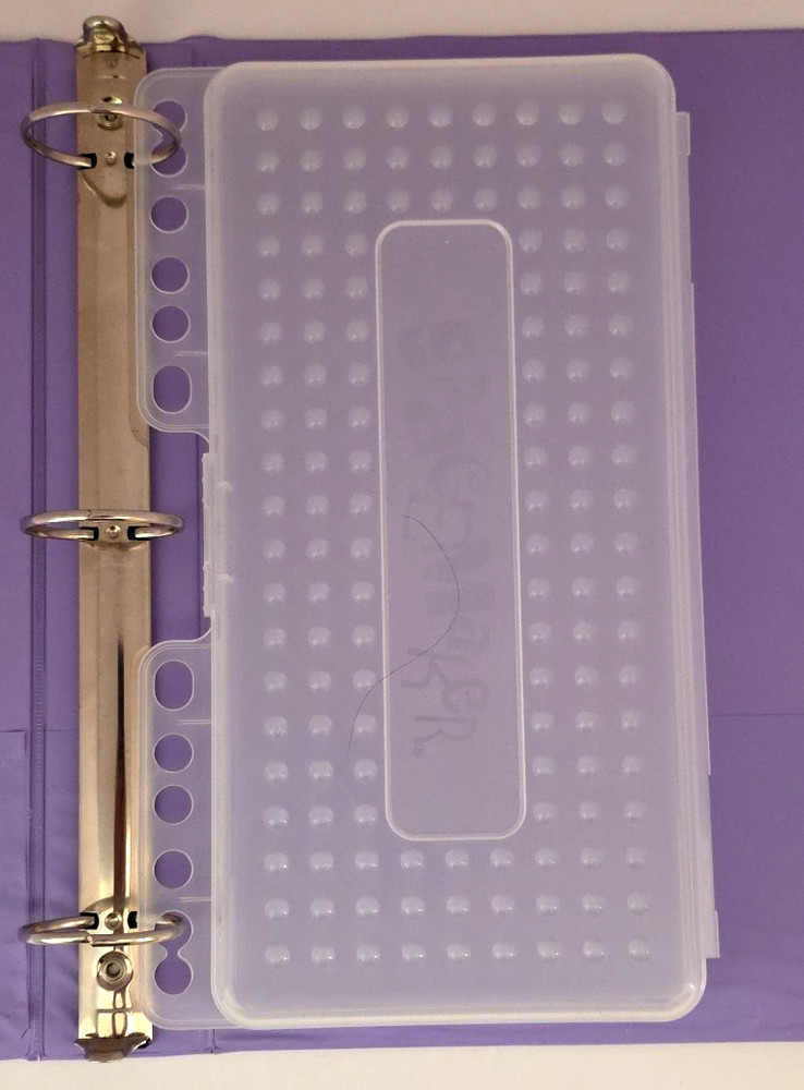 Space Maker Ring Binder White Pencil Box