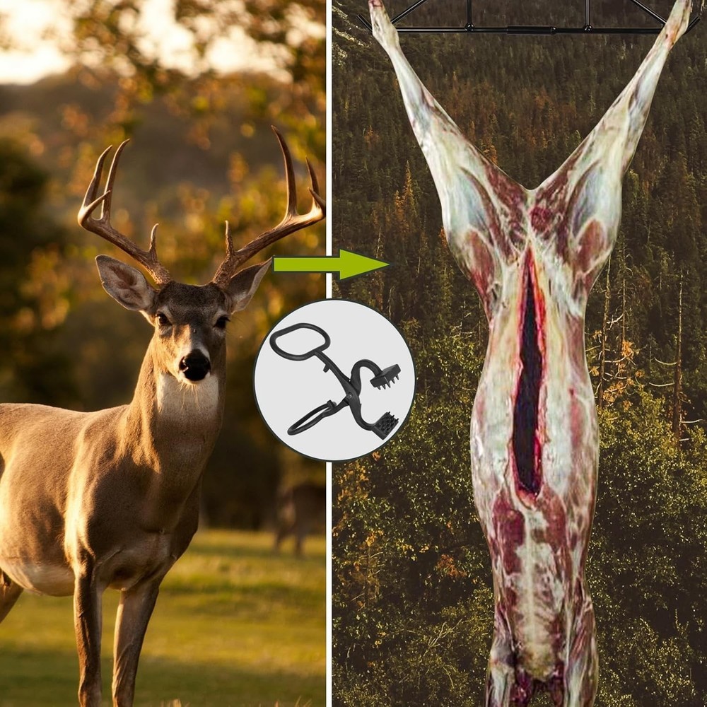 Game Skinning Claw Hide Puller Skinning Tool - Deer Skinner, Butcher Hide Puller
