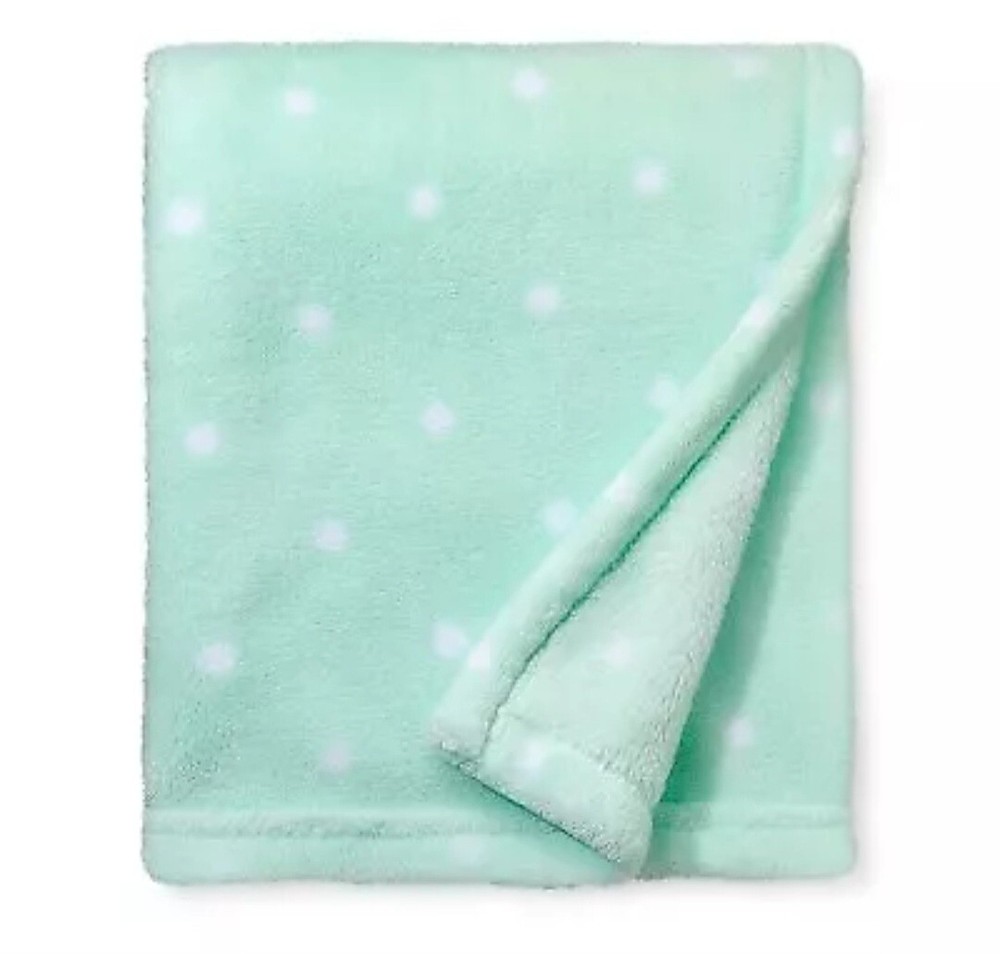 Crib Bedding Set Floral Fields 4pc - Cloud Island Pink/Mint New I Original Packg
