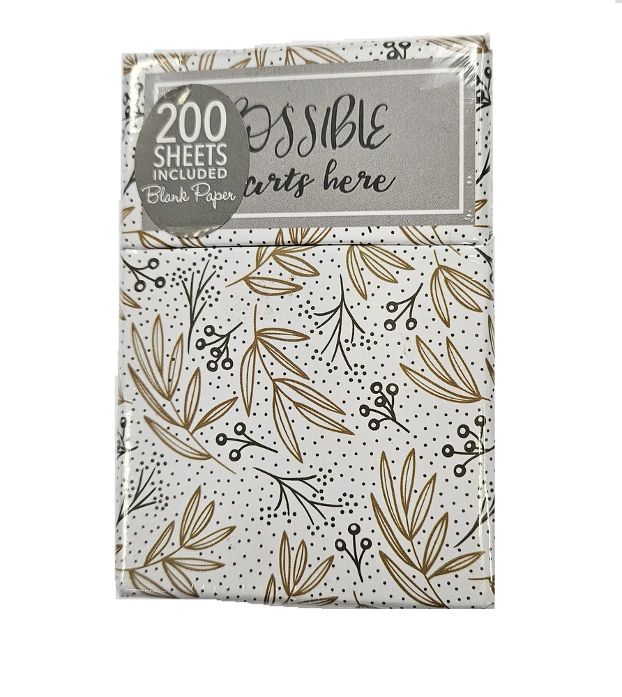 Flip Top Box Notes - Possible Starts Here - Boxed Blank Stationery