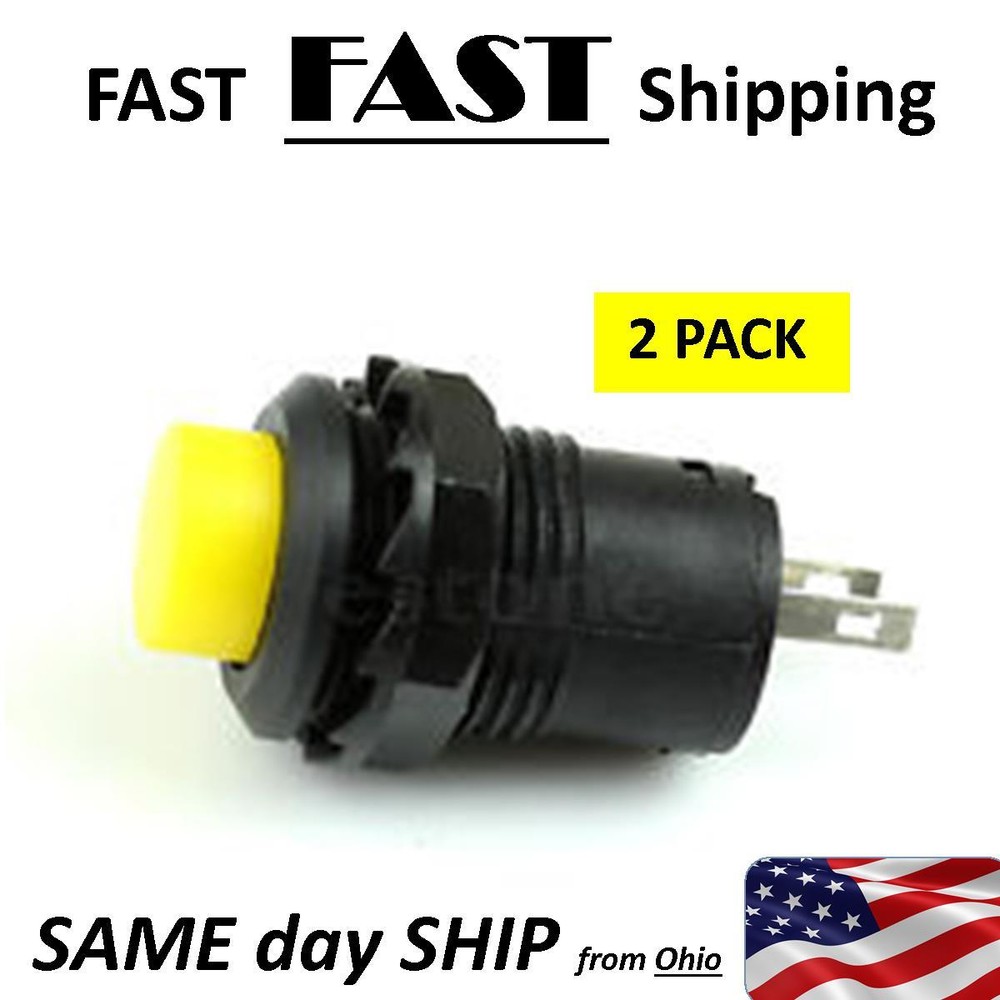 2 x LED switch yellow