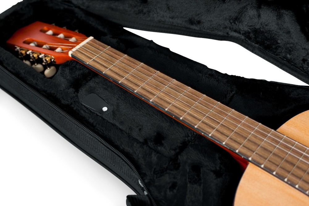 Gator Cases Lightweight Polyfoam Guitar Case For Classical Style Acoustic Guitar