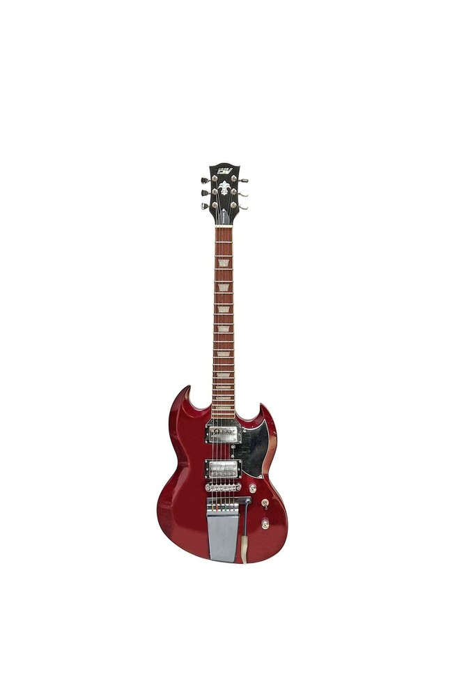 IYV 6 String IVSV-300, Right, Cherry Red Solid-Body Electric