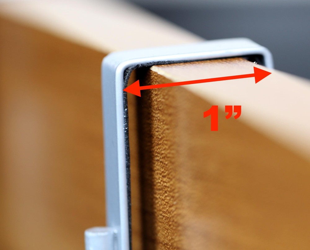 Simple Houseware Over Cabinet Door Organizer - Silver Space-Saving Rack