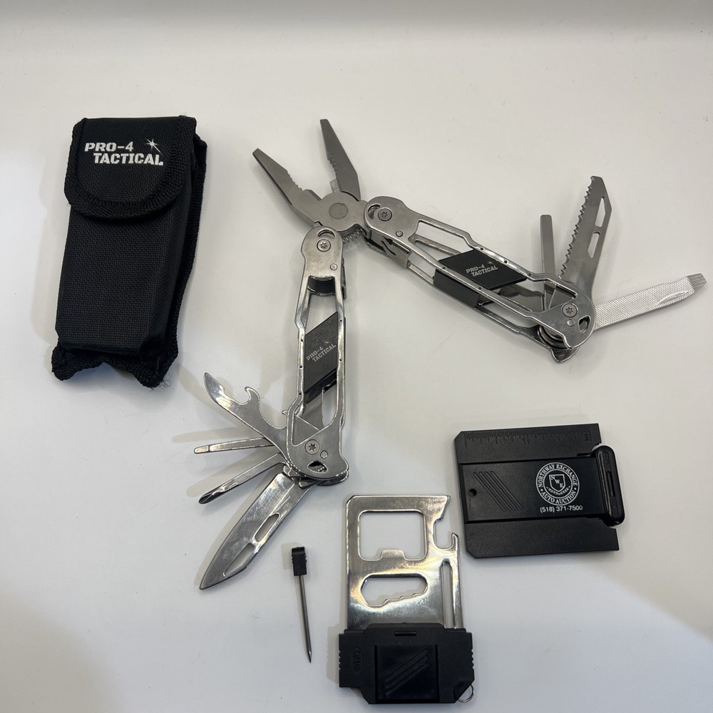 Survivor Tactical Pro Multitool with Belt Clip