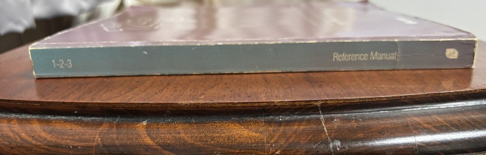 Vintage Lotus 123 Reference Manual 1985