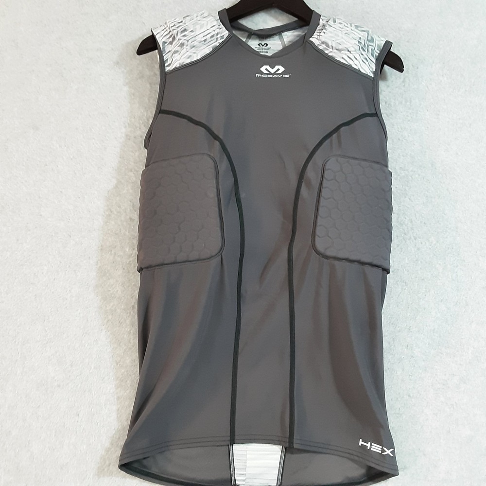 McDavid HEX Padded Compression Shirt Sleeveless Gray Protection