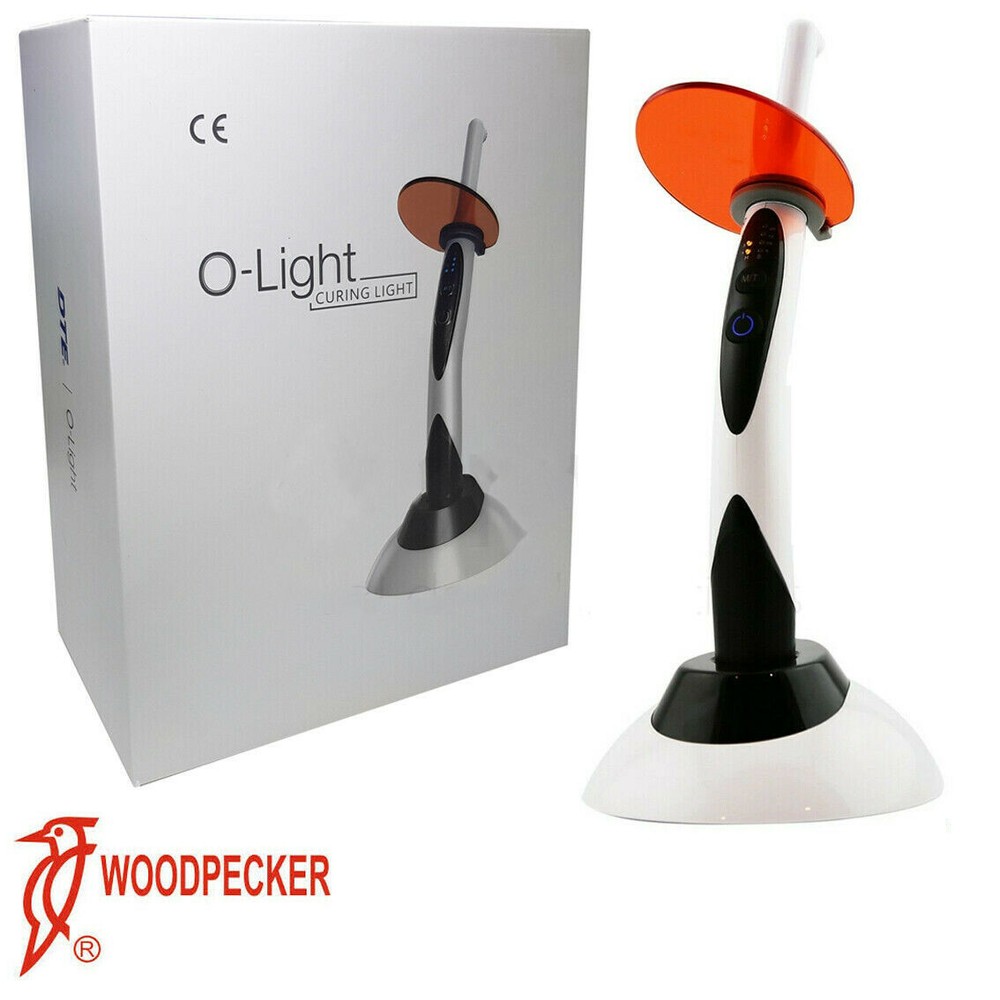 Woodpecker O-Light Dental Wireless LED Curing Light 1 Second Cure 2500mw/cm²