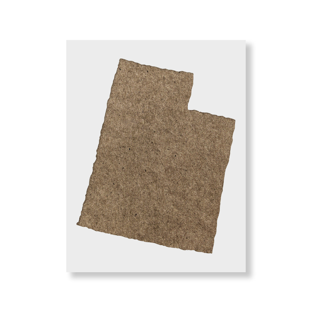 Utah State Stencil - Durable & Reusable Mylar Stencils